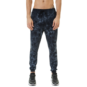 2021 gros léger décontracté Joggers pantalon brodé taille moyenne Tye Dye Sweat porter pour hommes - Product Image 1