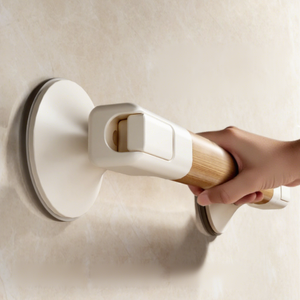 Barre d'appui murale KS pour salle de bain, ventouse antidérapante, poignée de sécurité pour personnes âgées et femmes enceintes, design minimaliste - Product Image 3