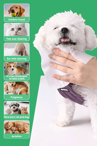 Logo personnalisé OEM Lingettes humides nettoyantes sans alcool à base de plantes biodégradables pour chien - Product Image 5