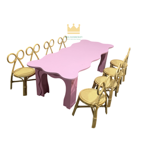 Sillas Infantiles de Ratán Hechas a Mano, Asientos para Fiestas de Cumpleaños y Eventos, Muebles Infantiles de Mimbre Natural, Proveedor con Ofertas Especiales - Product Image 2