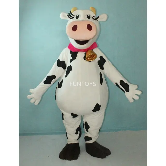 Funtoys-Disfraz de Mascota de ganado lechero para adulto, Cosplay de personaje de dibujos animados, granja de pastos de Carnaval