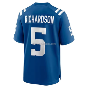 2025 Gaya Baru Kualitas Terbaik # 2 RYAN # 5 Richardson # 11 PITTMAN JR # 28 Taylor Jersey Sepak Bola Amerika - Product Image 2