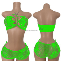 Vadulyer Source Factory propose des vêtements de danse exotique en strass de 5 couleurs en gros