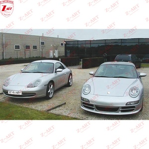 Parachoques Delantero Z-ART 997 Looks y Guardabarros Delanteros para Porsche 986 <span class=keywords><strong>996</strong></span>, Kit de Carrocería Tuning para Porsche <span class=keywords><strong>Boxster</strong></span> 1997-2004 911 1998-2004 - Product Image 3