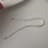 Bracelet Tennis Unisexe Tendance Hip Hop en Acier Inoxydable Certifié par un tiers Cadeau d'Anniversaire