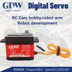 GDW RS4016 High-Speed Digital Coreless Waterproof 35-45Kg.cm Torque Metal Gear Motors 80g Unisex RC <b>Model</b> <b>Car</b> Parts - Product Image 2