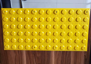 USA ed europa Standard 12mm di spessore SMC <span class=keywords><strong>ADA</strong></span> tattile di avvertimento in stile moderno in fibra di vetro per applicazioni esterne e in camera - Product Image 3