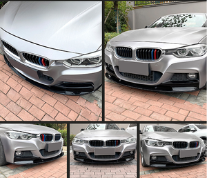 Kit de conversion de séparateur de lèvre de pare-chocs avant noir brillant de style nouveau F30 pour <span class=keywords><strong>BMW</strong></span> série <span class=keywords><strong>3</strong></span> F30 Kit de carrosserie - Product Image 6