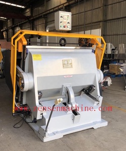 ML Series CE Tiêu Chuẩn Tay Thức Ăn Phẳng Giường Chết Cắt Chết Cắt Nhăn Máy ML1400 - Product Image 2