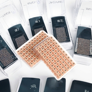 Kit d'acupuncture auriculaire en métal de 600 pièces, autocollants auriculaires, graines auriculaires, carte d'acupression auriculaire, pinces, certifié Baibaikang RoHS - Product Image 3