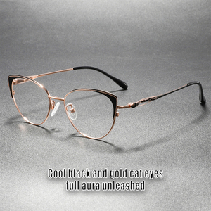 <span class=keywords><strong>Gafas</strong></span> con Filtro de Luz Azul 2026, Montura Óptica para Lentes con Prescripción, Montura de Ojo de Gato con Revestimiento Anti-Reflejante para Mujer - Product Image 4