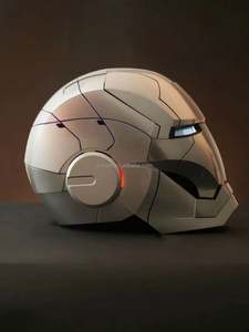 Helm Iron Man MK5 Spesial Black Friday dengan Remote Suara dan Kontrol Sentuh, Fitur Pengubah Wajah untuk Masker Pesta Halloween - Product Image 3