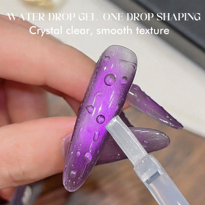 New 15ML Water Drop Seal Primer And Finish Paint <b>Clear</b> And Self-cleaning Water Drop Gel <b>Nail</b> Polish Three-Dimensional Crystal - Product Image 4