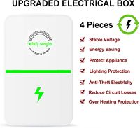 Économiseur d'énergie électrique, boîte d'économie d'électricité, économiseur d'énergie, adaptateur d'alimentation électrique, prise d'économie d'énergie