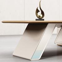 Moderno capo personale ufficio scrivania semplice tavolo da lavoro tavolo in legno Executive Desk