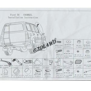 ชุดสน็อกเกิล GZDL4WD ABS/LLDPE ประสิทธิภาพสูง สำหรับ T6 2011-2016 PX1 <span class=keywords><strong>Wildtrak</strong></span> พร้อมระบบป้องกันและตกแต่ง - Product Image 6