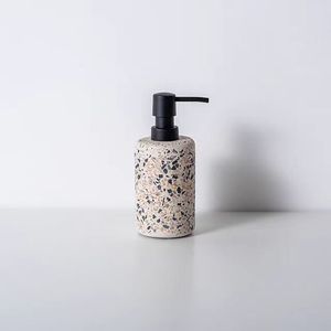 Set di articoli da bagno per Hotel di lusso leggero <span class=keywords><strong>l</strong></span> Dispenser per sapone in Terrazzo portaspazzolino portasapone Set di accessori per il bagno - Product Image 5