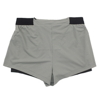 Shorts de sport d'été en polyester pour hommes, double couche, personnalisés par sublimation, multi-poches, pour la course et la gym