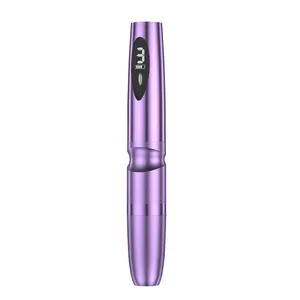 2024 nouveau violet sans fil maquillage Permanent Machine stylo formation sourcil tatouage lèvre maquillage Permanent Machine Machine