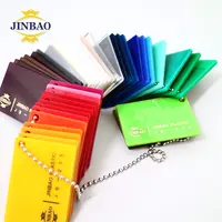 Jinbao Fabrikant Acryl Mma Materiaal 1220X2440Mm 3Mm 5Mm Kleur 4x8ft Flexibele Decoratieve Gegoten Acryl Plaat