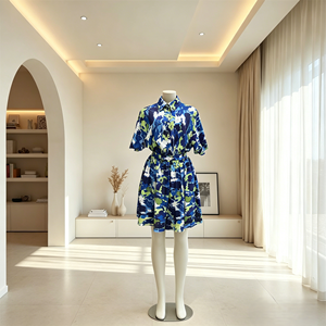 Abito Jalabiya Arabo Mediorientale con Perle e Paillettes Ricamate, <span class=keywords><strong>Abbigliamento</strong></span> Femminile Musulmano per il Ramadan - Product Image 2