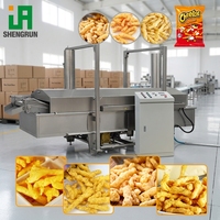 Automatische productielijn voor Nik Naks Kurkure snacks, inclusief een extruder voor het maken van gefrituurde Kurkure Cheetos Nik Nak snacks.