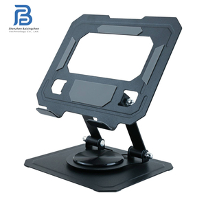 Nouveau support de <span class=keywords><strong>tablette</strong></span> PC rotatif à 360°, support de bureau pratique, universel, en alliage d'aluminium, pliable, réglable en hauteur - Product Image 1