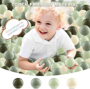 5000 balles de fosse à balles en PVC transparent anti-écrasement balles de jouet en plastique souple pour enfants impression de Logo pour garçons et filles - Product Image 2