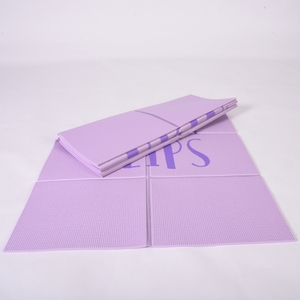 Tapetes de Yoga Plegables de PVC Portátiles de Color Morado Claro de 173*61*0.5CM para Entrenamiento al Aire Libre, Suministro de Fábrica - Product Image 6