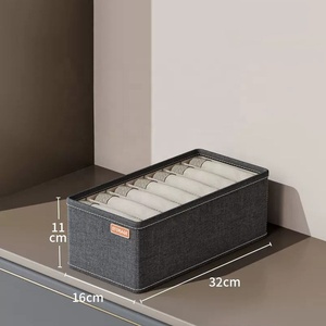 Foldable Closet Organizers and Storage Dresser <strong>Drawer</strong> <strong>Dividers</strong> Clothing Storage Organizers <strong>Box</strong> for Underwear Socks Bra - Product Image 4
