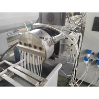 Machine de fabrication de granulés plastiques Mingshun HDPE/LDPE/LLDPE/PPR avec vis 38CrMoAlA, production de 50-400 kg/h, ligne d'extrusion de granulés PP/PE, moteur