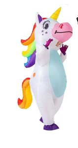 <strong>Adult</strong> Inflatable <strong>Unicorn</strong> <strong>Costume</strong> Inflatable <strong>Costume</strong> <strong>Unicorn</strong> Riding a <strong>Unicorn</strong> Air Blow-up Deluxe Halloween <strong>Costume</strong> <strong>Adult</strong> - Product Image 2