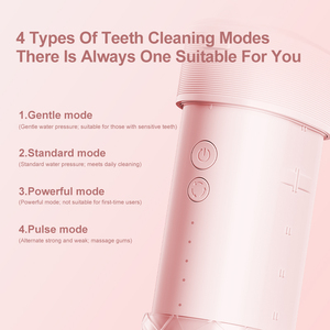 Fil à eau dentaire Ipx7 Irrigateur buccal étanche, marque privée, rechargeable, 5 modes, portable, vente en gros - Product Image 4