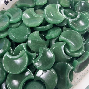 Cuenco de <span class=keywords><strong>luna</strong></span> de Aventurina <span class=keywords><strong>verde</strong></span> artesanal de cristal curativo al por mayor cristal natural pulido cuarzo para decoración del hogar - Product Image 3