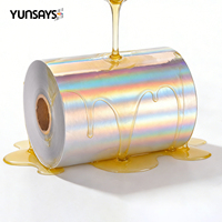 Rouleau d'autocollants adhésifs vierges en PP holographique laserjet, imperméables, résistants à l'huile, durables et de qualité supérieure pour produits cosmétiques