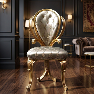 Luxury Designer Royal Convertible Tufted Single Seater <b>Sofa</b> Set Strong Teak <b>Wood</b> <b>Frame</b> Traditional Living Room Interiors - Product Image 4