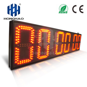 Honghao HST6-8R Mini industri hitung mundur jam dinding <span class=keywords><strong>LED</strong></span> <span class=keywords><strong>Digital</strong></span> dengan tampilan 6 Digit 8 inci merah <span class=keywords><strong>LED</strong></span> 24 jam pengaturan - Product Image 5