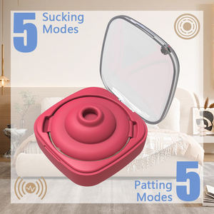 Bestmoon女性用充電式磁気セックス玩具ポータブルセクシー乳首クリトリス吸引パッティングバイブレーター - Product Image 2