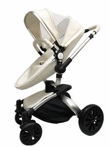 Poussette Portable pour Bébé, Siège de Voiture, Système de Voyage Multifonction, Berceau en Cuir PU, Alliage d'Aluminium, 3 en 1 - Product Image 4