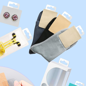 Euroslot adhesive plastic <b>hook</b> hang tabs <b>display</b> card for store retail <b>display</b> - Product Image 1