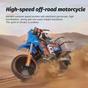 Moto RC per Tutti i Terreni 1/4 RTR 2S con Giroscopio, Motocicletta Telecomandata Fuoristrada, Modello Elettrico Brushless per Adulti - Product Image 2