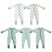 Lot mystère RTS, vêtements pour enfants en bambou, imprimé aléatoire, vente en gros, vêtements pour enfants de qualité supérieure, pyjamas unisexes pour bébés