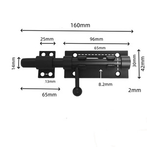 قفل بمسمار نافذة للخدمة الشاقة قفل بمشبك قفل بمسمار قفل للمرآب المنزلي - Product Image 5