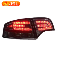 Pour Audi A4 B7 LED feu arrière assemblage feu arrière 2005-2008 feu arrière rétro-éclairage suie noir avec signal d'arrêt inversé côté