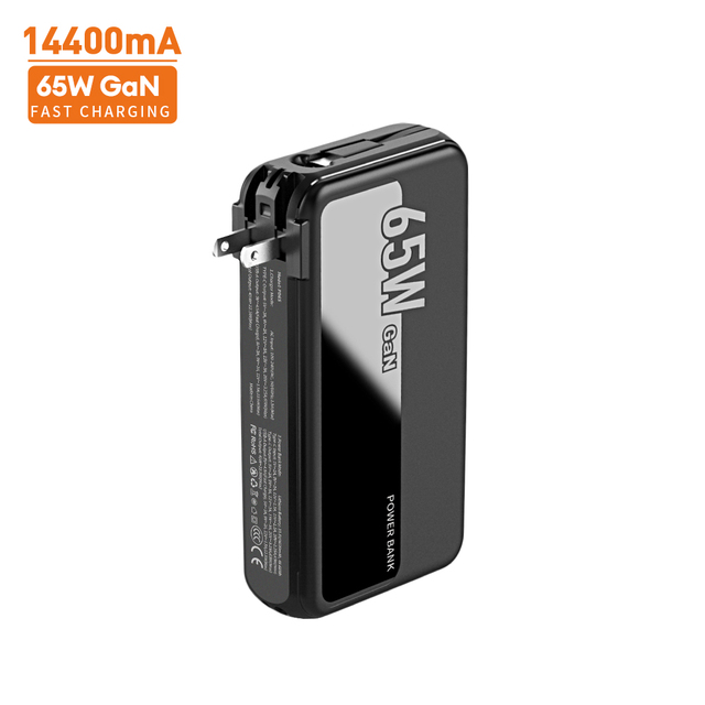 Vina New 4800mAh Smart Powerbank 14400mah Portable 65W Pd Qc Quick Charge Fast Charging Wall Charger EU/US Plug Made GAN