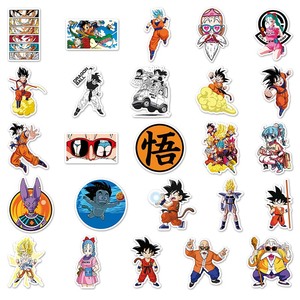 50 pièces haute qualité ordinateur portable IPad découpé auto-adhésif autocollant <span class=keywords><strong>Manga</strong></span> impression PVC Goku Dragonball autocollants - Product Image 3