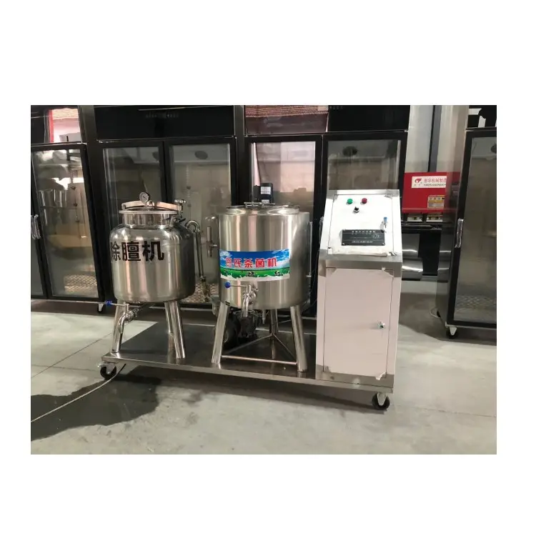 Máquina de pasteurización de 50L, pasteurizador de leche de baja y alta temperatura