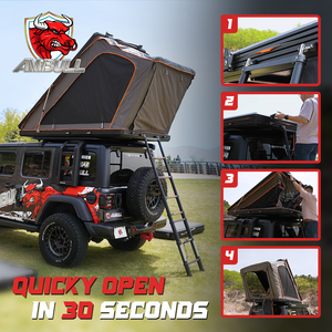 Ambull Factory 4x4 Camion Voiture Camping en plein air 2-3 Personnes Tentes <span class=keywords><strong>de</strong></span> <span class=keywords><strong>toit</strong></span> étanches <span class=keywords><strong>Tente</strong></span> <span class=keywords><strong>de</strong></span> <span class=keywords><strong>toit</strong></span> en aluminium à coque dure <span class=keywords><strong>Tente</strong></span> <span class=keywords><strong>de</strong></span> <span class=keywords><strong>toit</strong></span> <span class=keywords><strong>de</strong></span> voiture <span class=keywords><strong>Toit</strong></span> <span class=keywords><strong>de</strong></span> <span class=keywords><strong>toit</strong></span> - Product Image 2