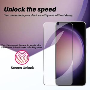 Hot Selling New Model <strong>Custom</strong> Mobile Phone <strong>Screen</strong> <strong>Protector</strong> 2pack Tempered Glass 9H S24+S24 Ultra <strong>Screen</strong> Film Packaging Box - Product Image 3