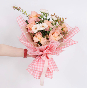 พลาสติกเยาวชนกันน้ำตรวจสอบฤดูร้อนตรวจสอบSeries Roseดอกไม้ช่อดอกไม้ของขวัญง่ายรูปร่าง - Product Image 2